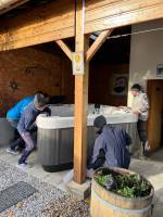 Livraison d’un spa haut de gamme Exécutive E585 sur les hauteurs de Seyssinet (2)
